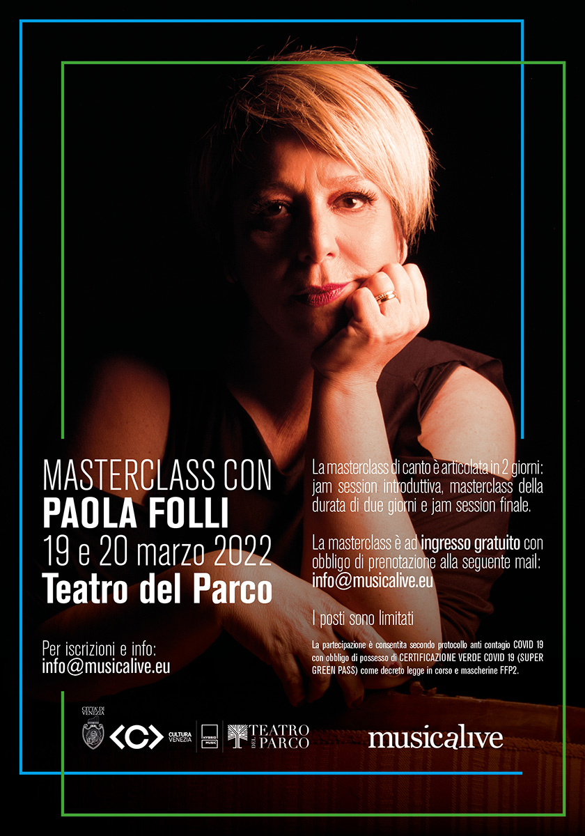 Musicalive - MasterAlive - Masterclass con Paola Folli