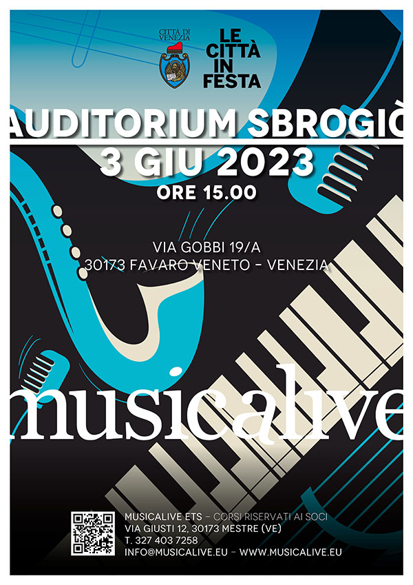 Musicalive - Live at Auditorium Sbrogiò - Le Città in Festa